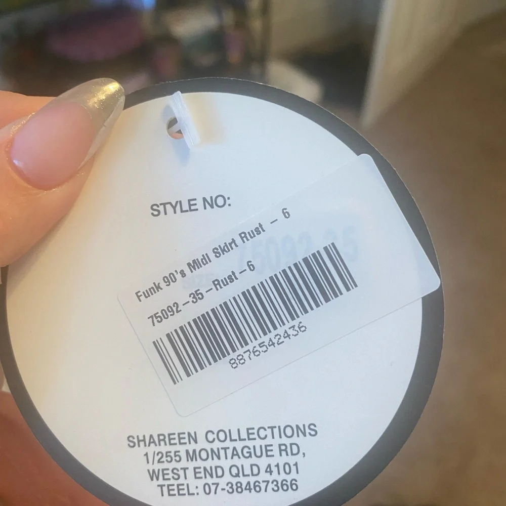 MIDI Skirt - Pink Rust🌞 - Picture 5 of 5